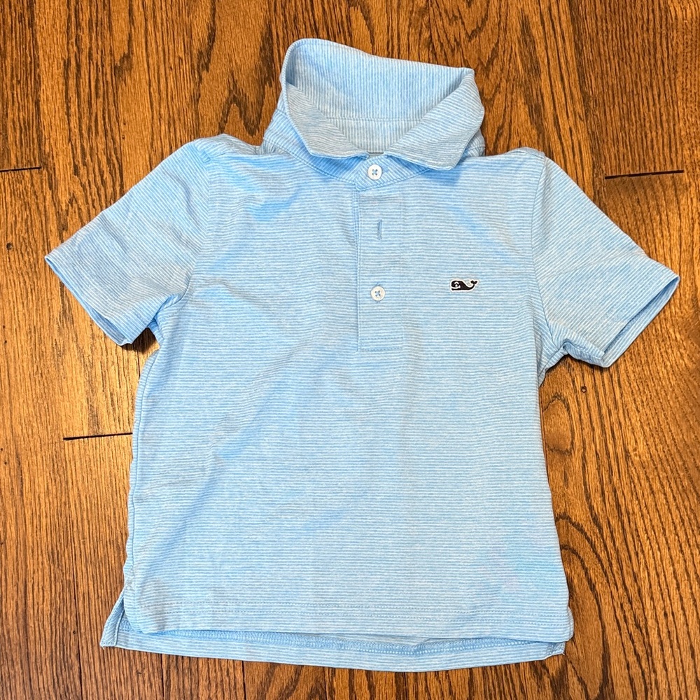 Vineyard Vines Sky Blue Kids Polo